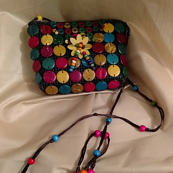 unknown Handbags - Mini beaded cross-body bag